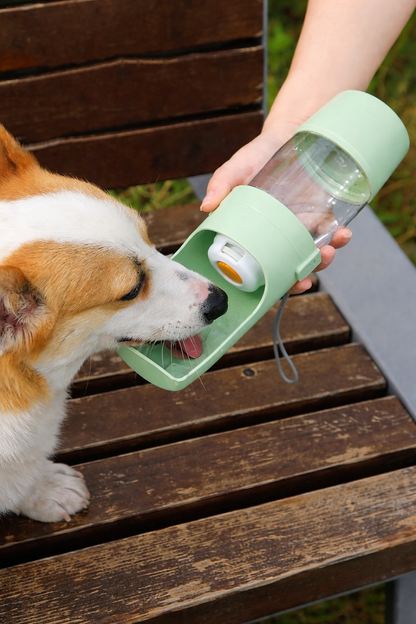 2-in-1 Portable Dog Water Bottle